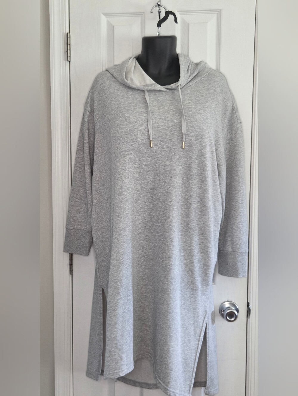 Old Navy Grey Hooded Lounge Dress